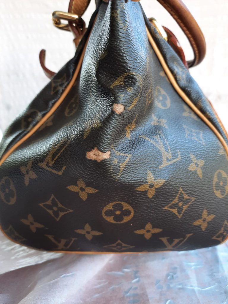 Puntini dipinti sulle borse Louis Vuitton: il significato della macchie di  vernice